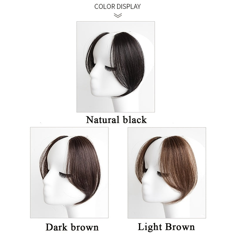 Invisible Seamless Real Hair Bangs Wig