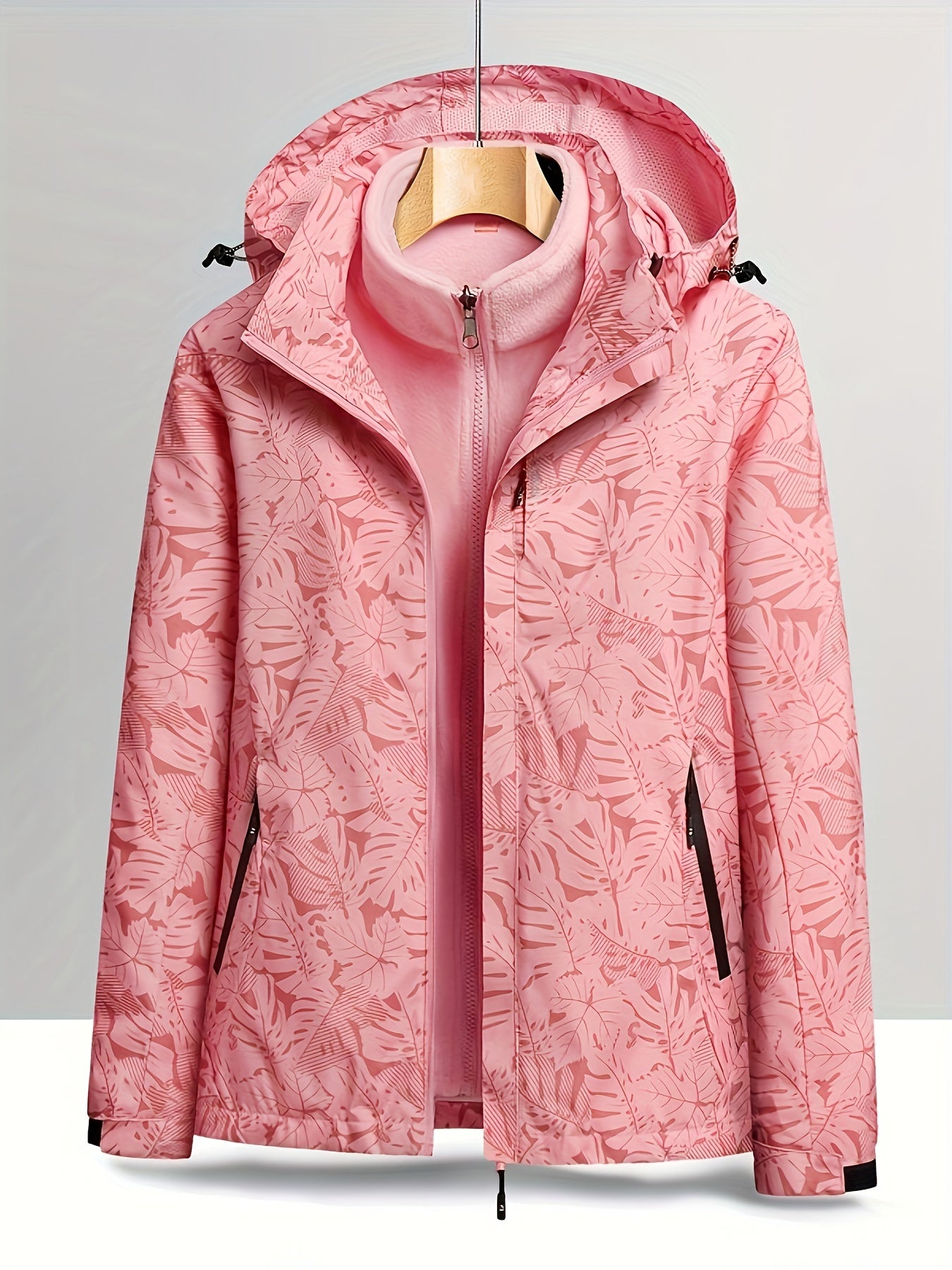 3 in 1 Fleece Liner Warm Punch Jacket Casual Waterproof Windproof Jacket