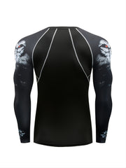 Men's Thermal Compression Set for Fitness Running Skiing