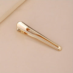 Metal Geometric Hair Clip Bangs Clip Duck Billed Hair Accessory