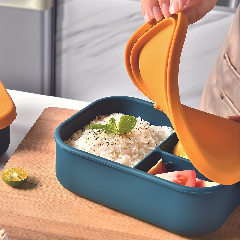 Portable Silicone Lunch Box Leakproof Container