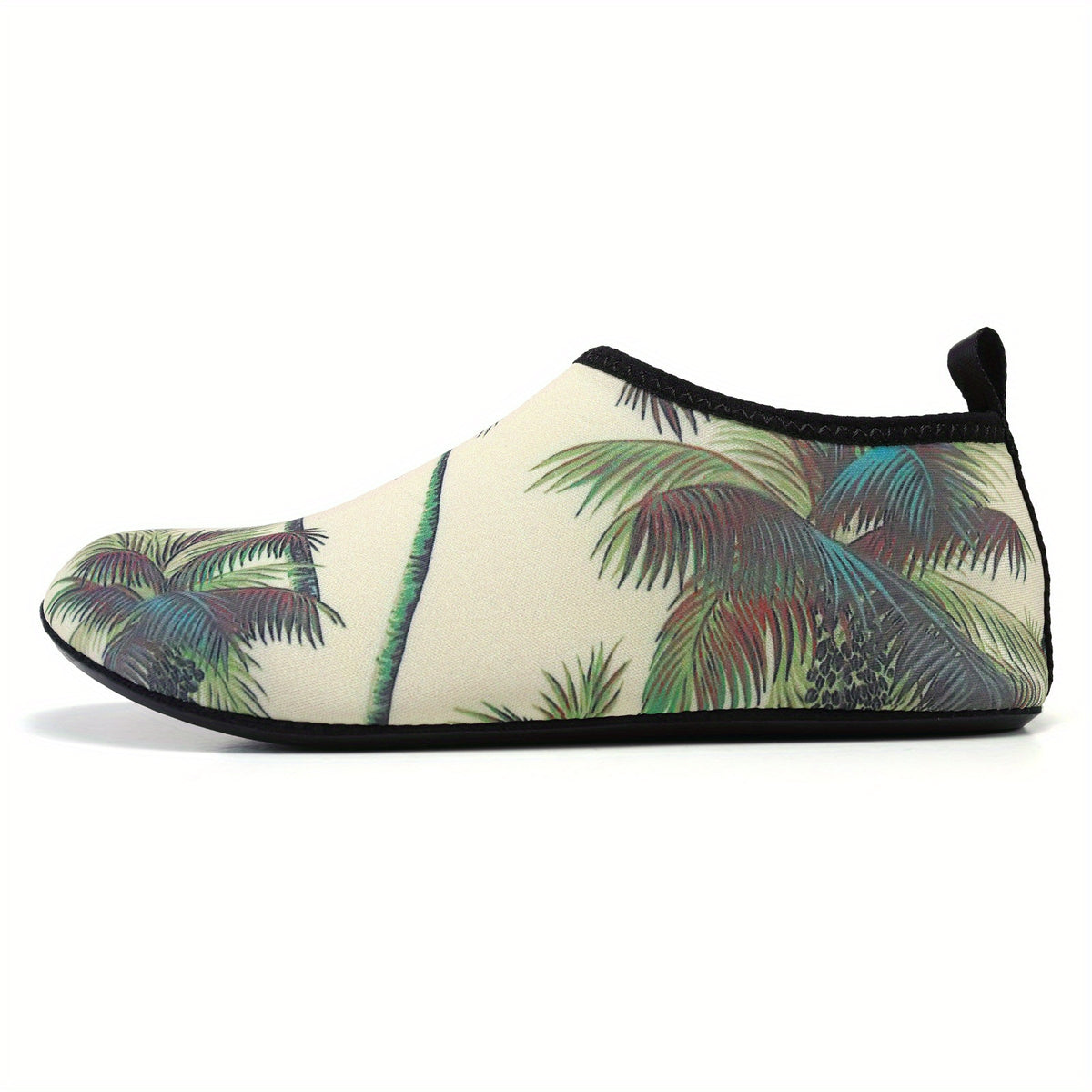 Men's Coconut Trees Slip On Water Shoes Summer Casual Outdoor Walking Shoes