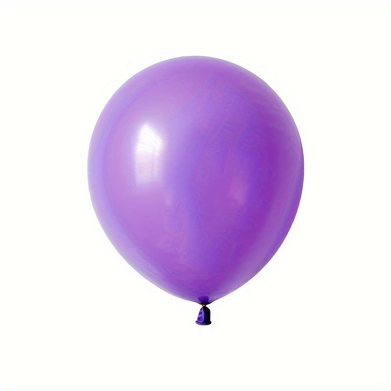 22pcs 25.4cm Purple Matte Latex Balloon Wedding Room Scene Layout