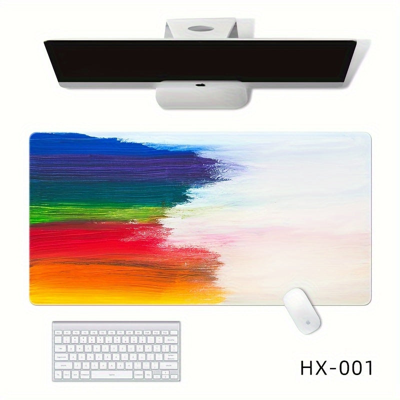 Gradient Colorful Mouse Pad Large Desk Mat
