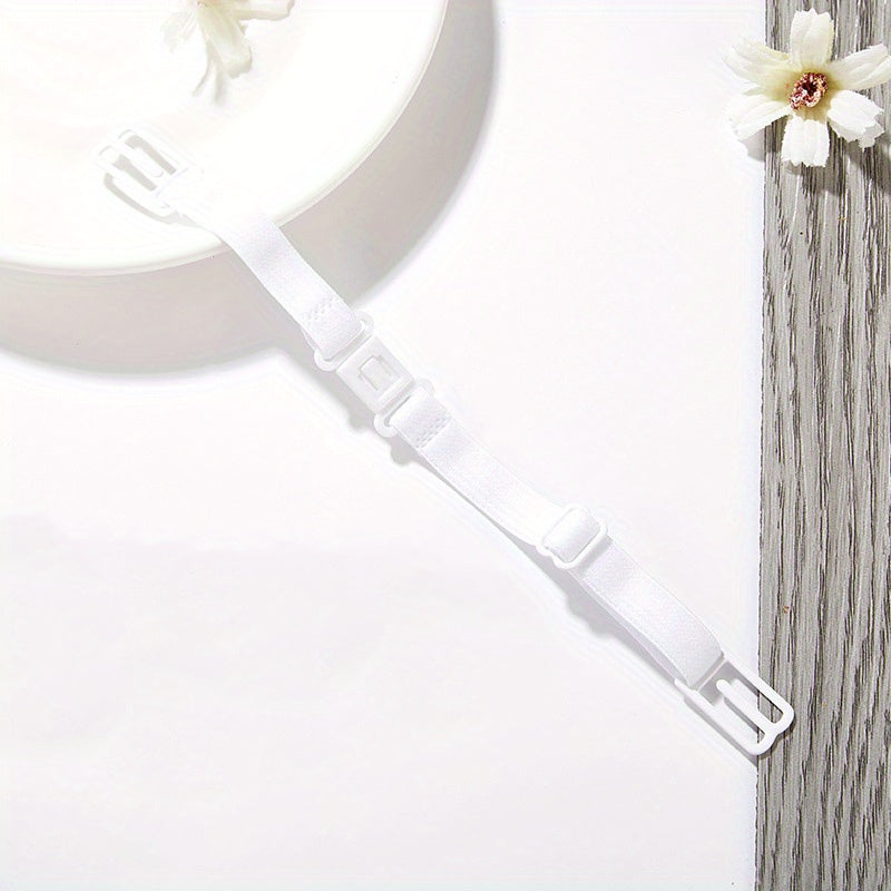 Invisible Bra Strap Clips Adjustable Non slip Elastic Shoulder Belt