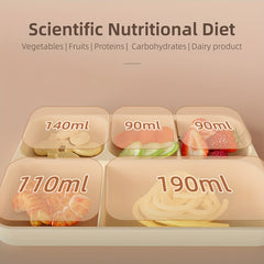 Silicone Divided Plate Spill-Proof Easy-To-Clean BPA-Free Bowl for Baby & Toddle