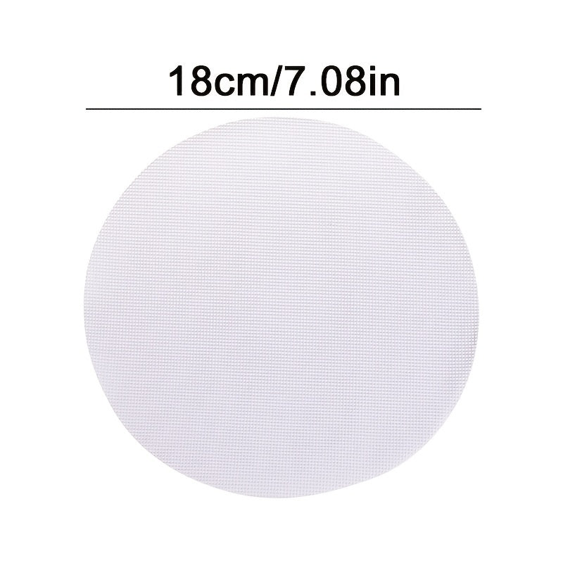 Round Silicone Steamer Mat Non-stick Steaming Cloth Cage Dra