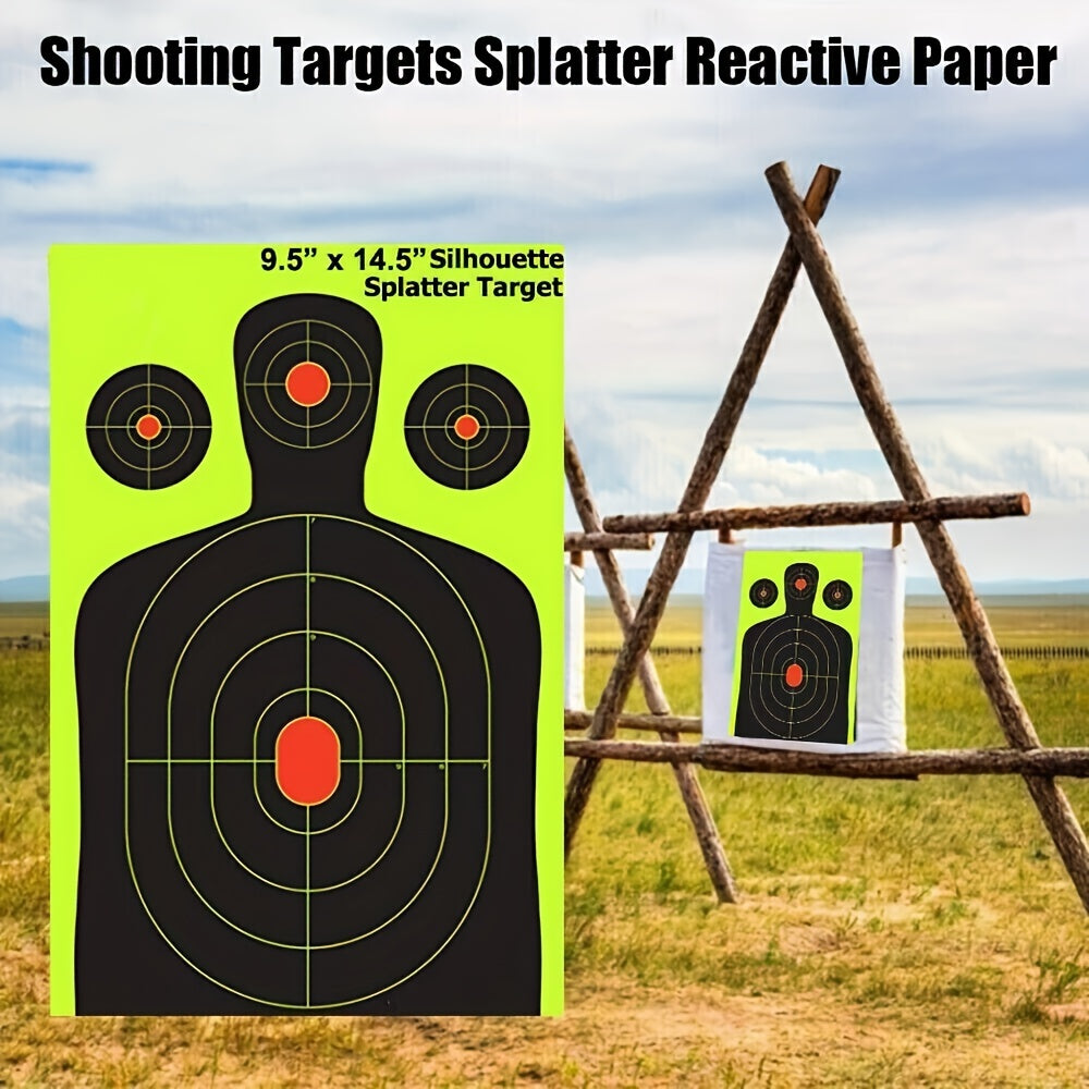 30pcs 24X36 Splatter Targets Shooting Range Paper Silhouettes