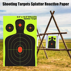 30pcs 24X36 Splatter Targets Shooting Range Paper Silhouettes