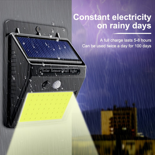 Solar Motion Sensor Light Outdoor - 48 LEDs IP65 Waterproof Security Lights