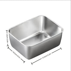 Stainless Steel Fresh Keeping Box for School, Home, Picnic