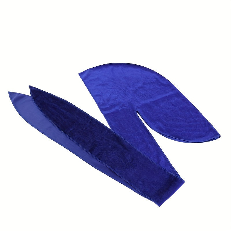 Men Velvet Durags Bandana Turban Du Rag Headwrap Headband Pirate Hat