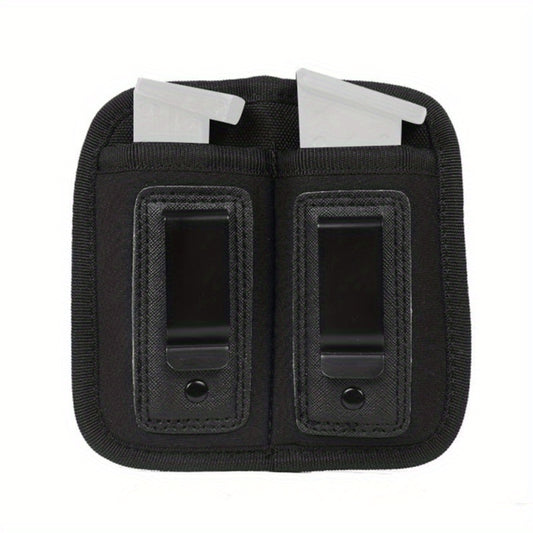 Tactical Double Magazine Pouch for Walkie Talkie, Flashlight, Phone