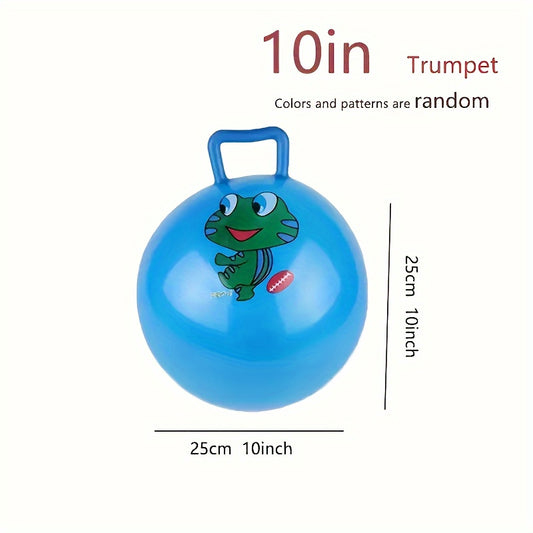 Bouncing Ball With Handle Kids Big Bouncy Jumping Balls