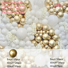 Golden Latex Balloon Scene Decoration for Birthday Party