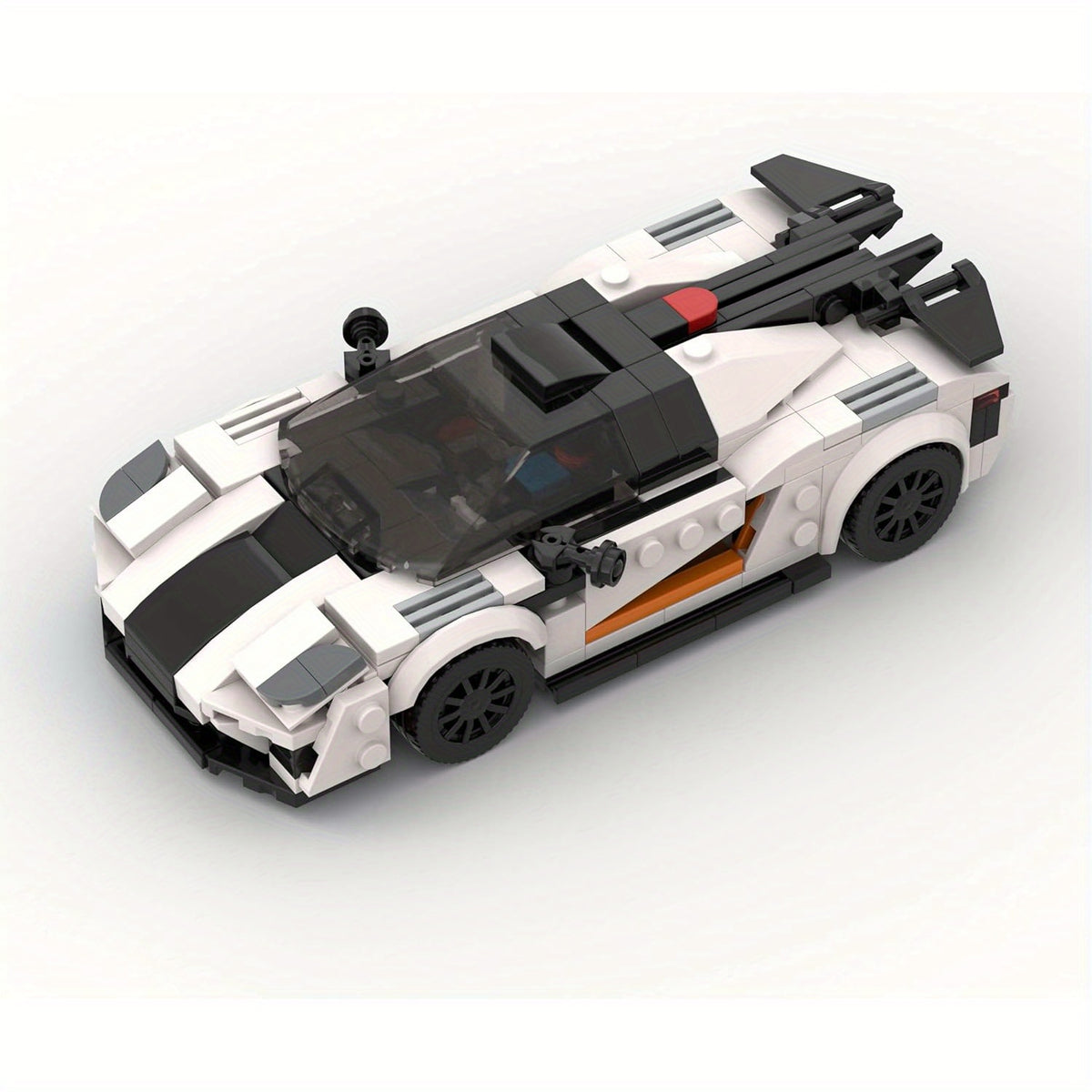MOC Sports Car Building Kit ABS Plastic Racing Car Model Blocks Set