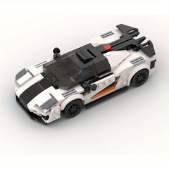MOC Sports Car Building Kit ABS Plastic Racing Car Model Blocks Set