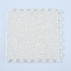 12pcs Plush Puzzle Floor Mat Interlocking Carpet Fluffy Rug