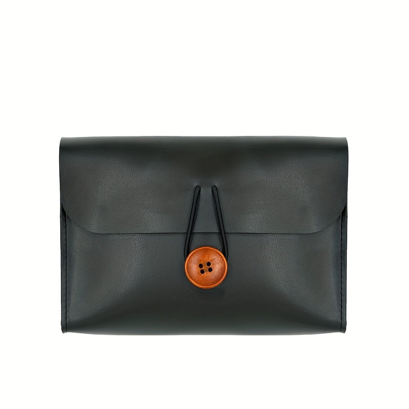 PU Leather Cosmetic Bag Women Hasp Makeup Bags Beauty Case Travel