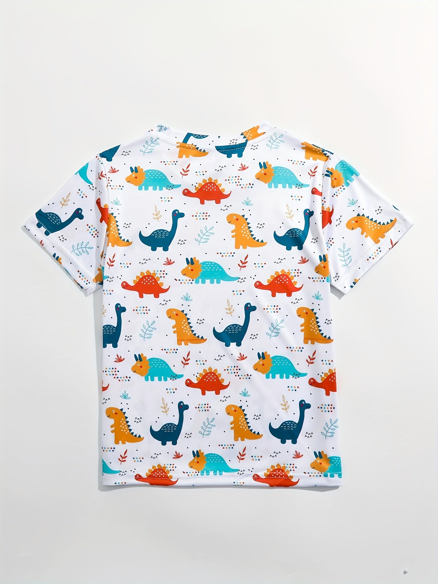 Boys' Dinosaur T Shirt 3D Print Short Sleeve Tee for Summer Outdoor Fun