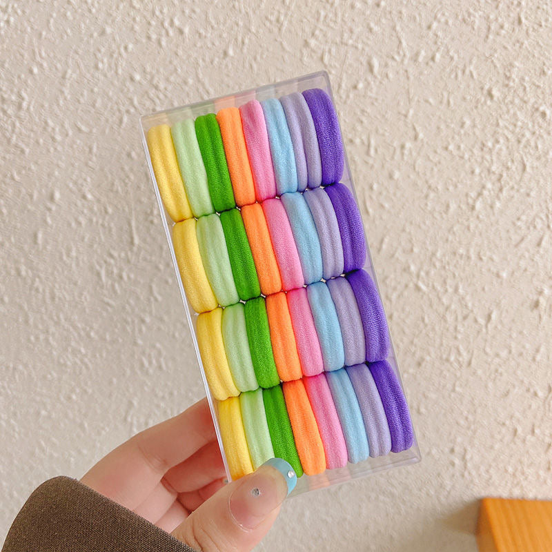 36pcs Girls Hair Tie Rope Ring Accessories