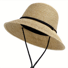 Perforated Straw Hat Summer Sun Hat Men Women