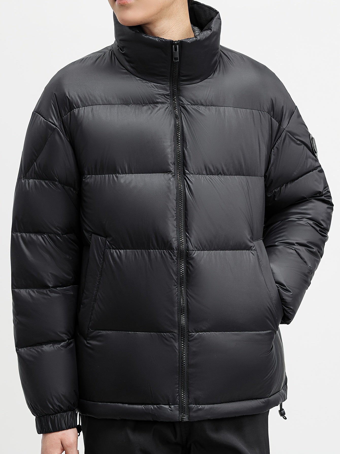 Men's Padded Jacket Stand Collar Thermal Coat