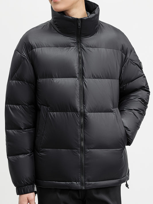 Men's Padded Jacket Stand Collar Thermal Coat