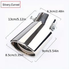 Universal Car Exhaust Tip Stainless Steel Auto Muffler Tail Pipe Car Accessories