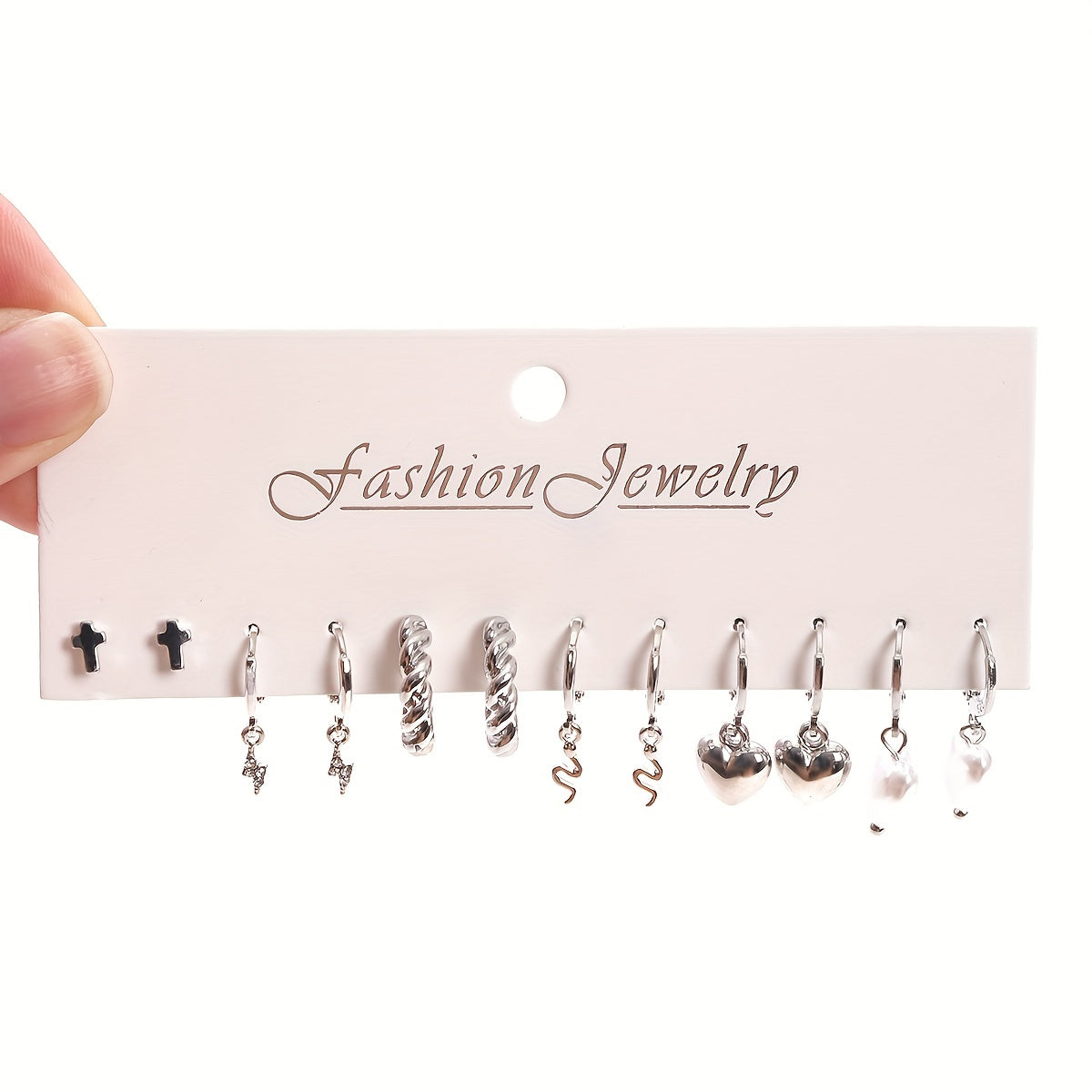 12pcs Earrings Ear Buckle Set - Stacking Earrings Set