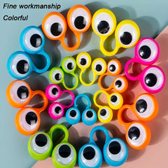 30pcs Finger Eye Ring Googly Eye Ring Toy Party Funny Big Eye Ring Play