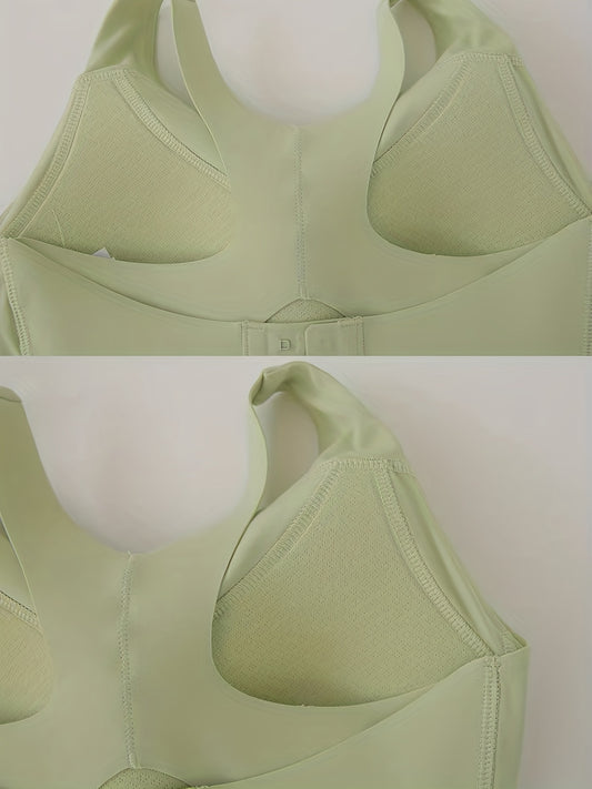 Criss Cross Back Sports Bra High Impact Shockproof