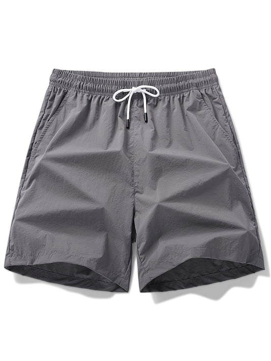 Quick Dry Men's Drawstring Shorts for Summer Gym Workout