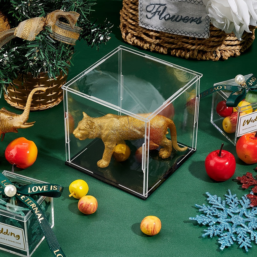 Transparent Acrylic Collectible Display Box Dustproof Storage