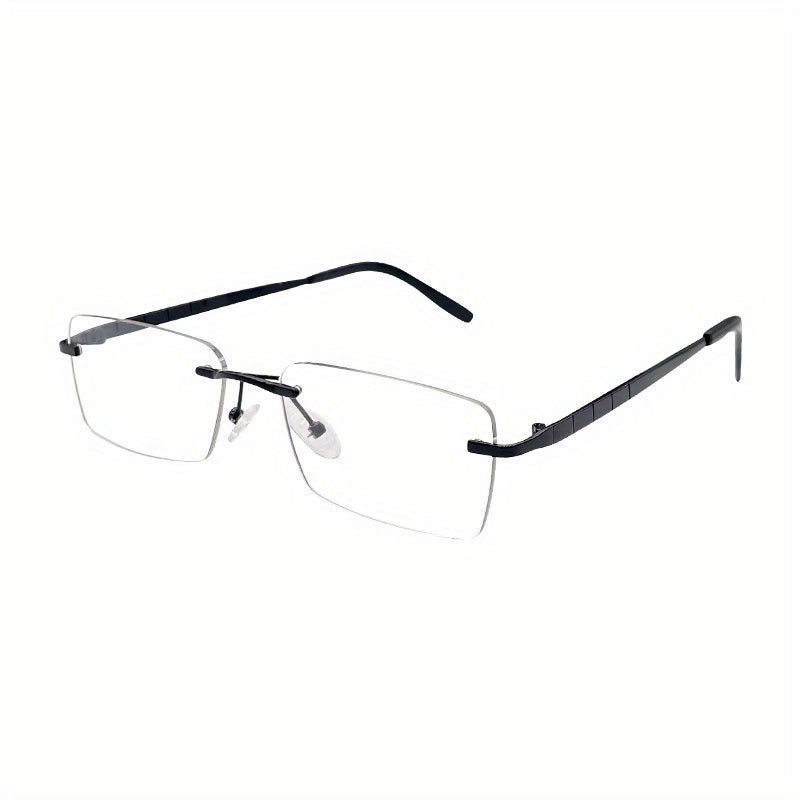 Men's Light Blocking Frameless Computer Reading Glasses