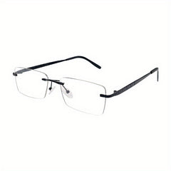 Men's Light Blocking Frameless Computer Reading Glasses