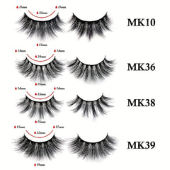 20 Pairs 3D Mink False Eyelashes for Long Lasting Voluminous Look