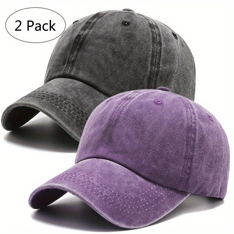 Couple Baseball Cap Vintage Distressed Dad Hats Sun Hats Men Women