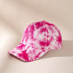 Tie Dye Y2K Baseball Cap Sports Sun Hat Men Dad Hats