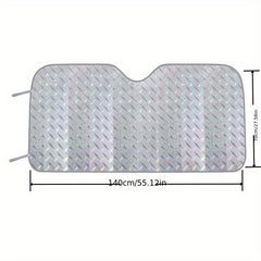 Car Sunshade Front Gear Thickened Laser Sunshade