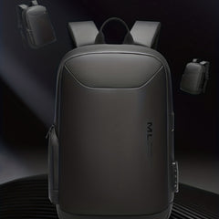 Men's Casual Backpack With Password Lock USB Charging Lightweight Computer Bag