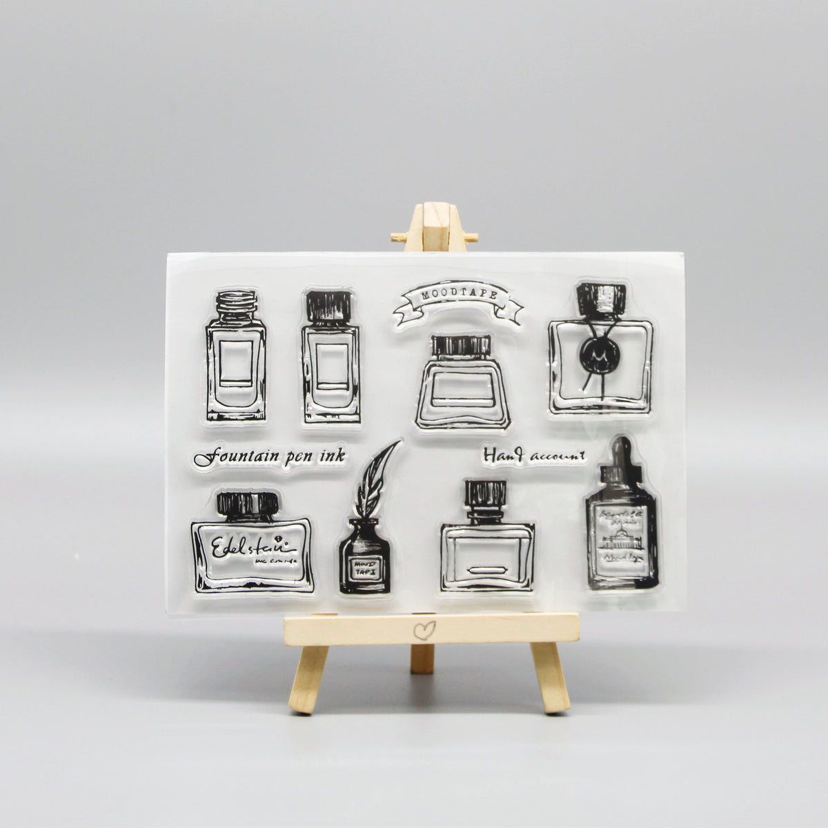 Cartoon Transparent Stamps for Kids - Fun Stationery Additions