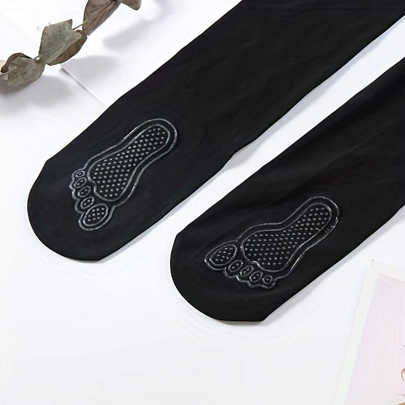 High Waist Anti-Snag Footed Pantyhose Women's Stockings