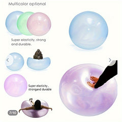 5" TPR Bubble Ball Water Toy Pink for Playgrounds, Sports Fields, Backyards
