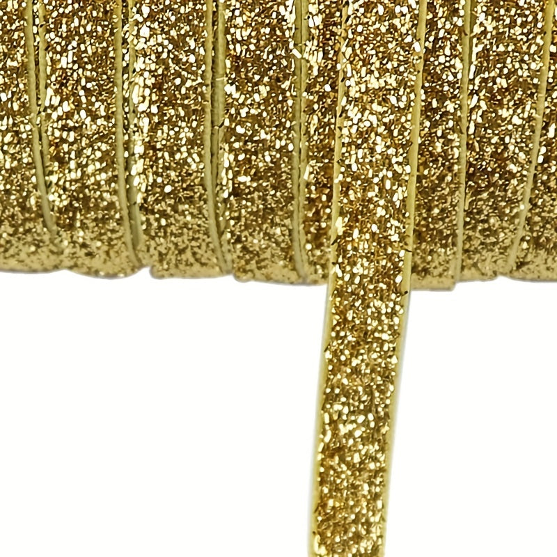 5 Yards 10mm Glitter Velvet Ribbon DIY Gift Wrapping Hair Bows Wedding Party