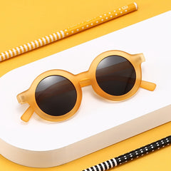Boys Round Frame Sunglasses for Outdoor Activities