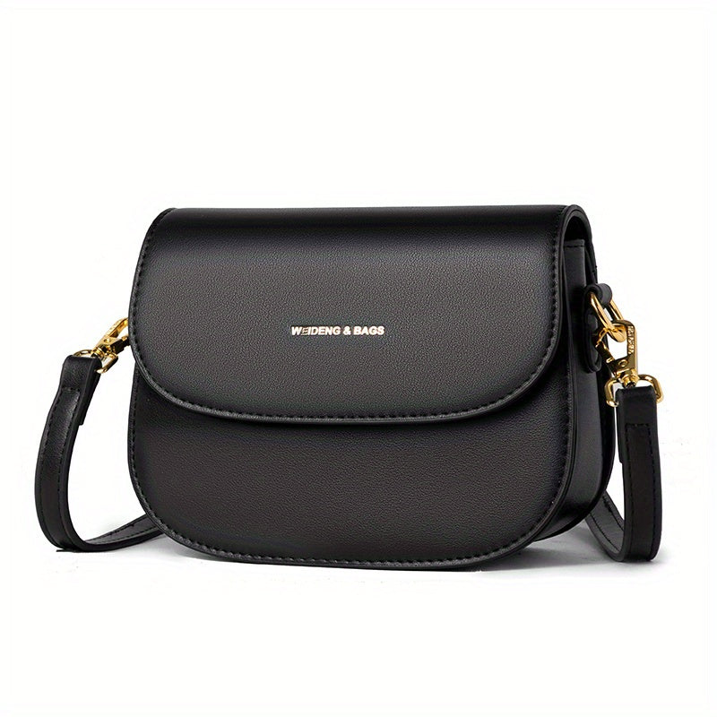 Mini Flap Shoulder Purse Women's Saddle Bag