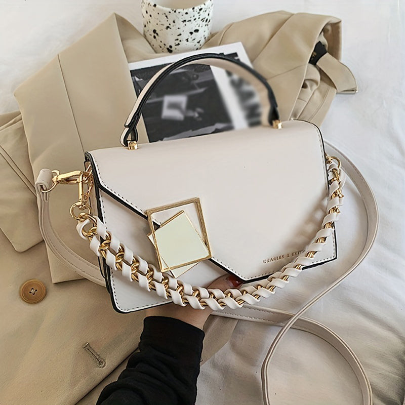 Stylish Square Shoulder Bag Crossbody Bag Women's Satchel Abg
