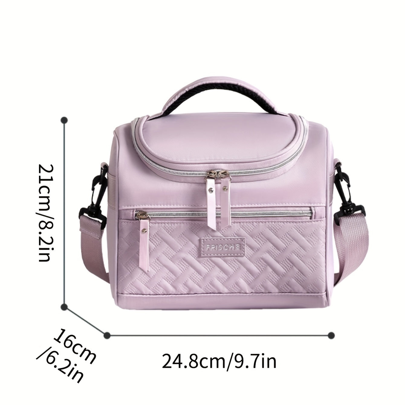 Sports Style Insulated Lunch Bag 8L Large Capacity