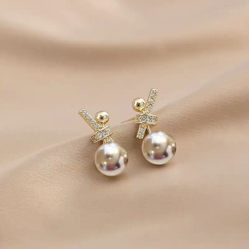 Faux Pearl Earrings for Women - Elegant Jewelry Gift